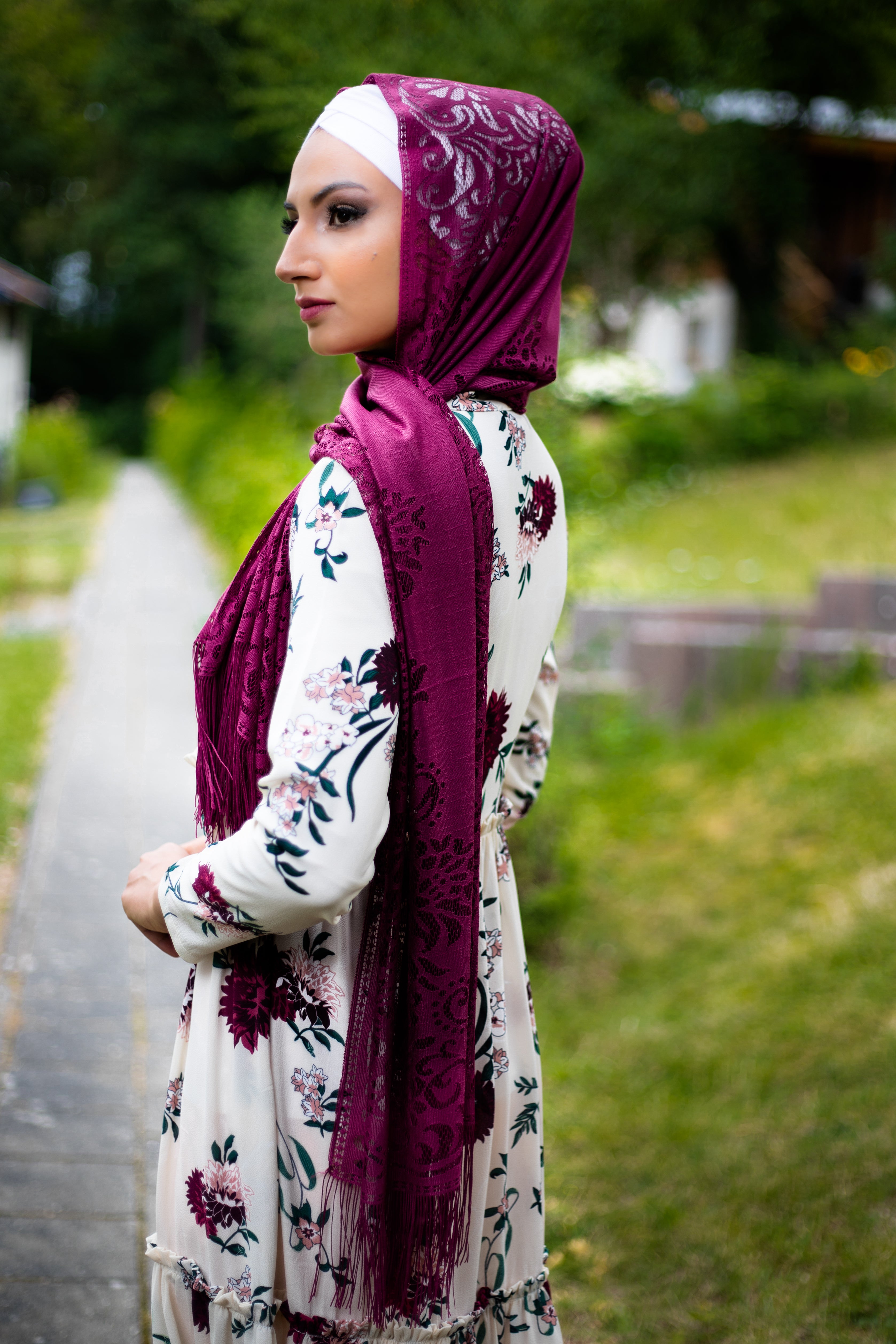 Floral Tunic & Pink Pants Outift