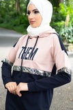 Sport Training Outfit | Dark Blue & Pink