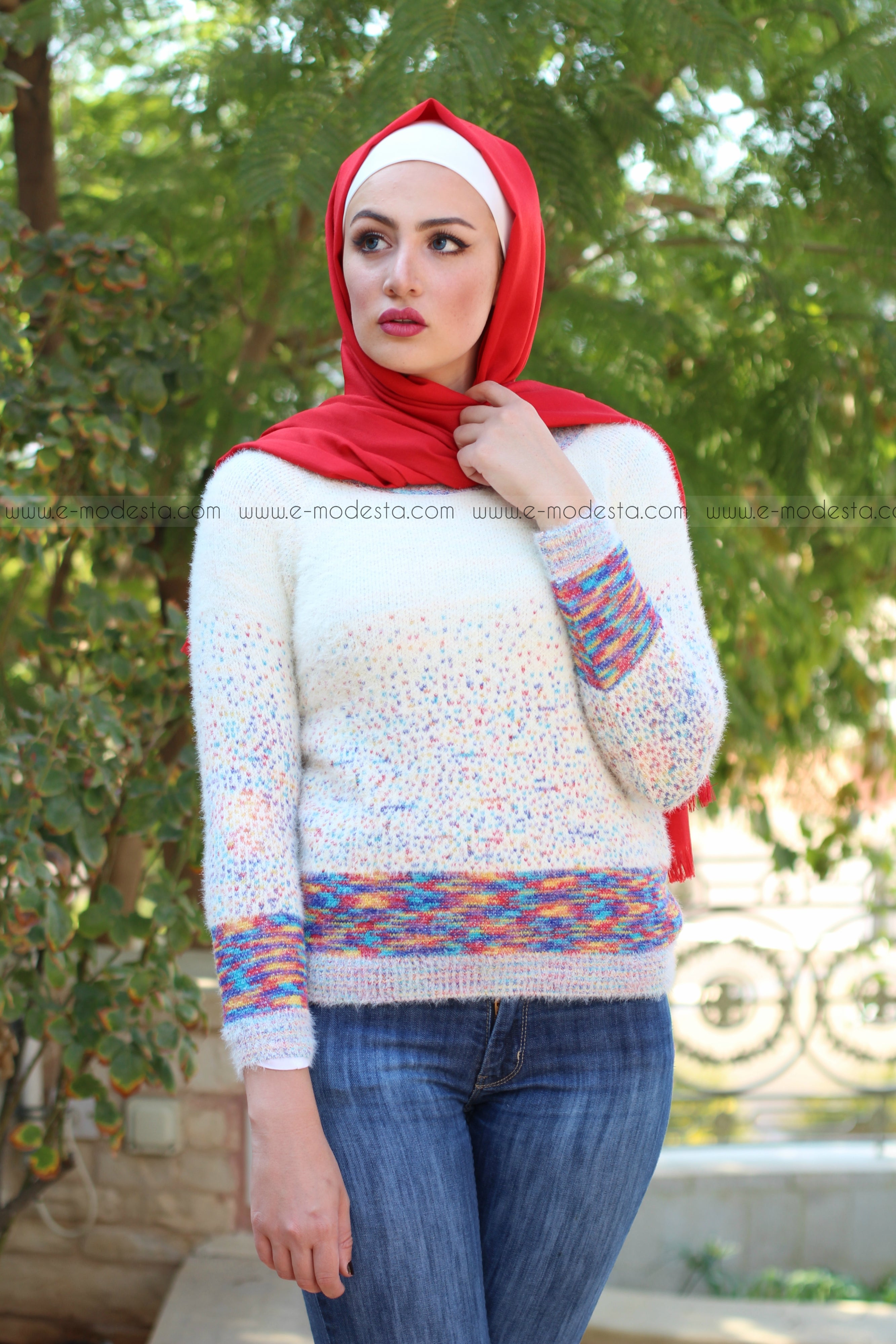 SALE Gradient Mohair Sweater - E-Modesta