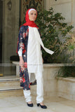 Floral long kimono - E-Modesta