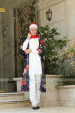 Floral long kimono - E-Modesta