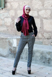 Geometric-Pattern Fashion Pants - E-Modesta